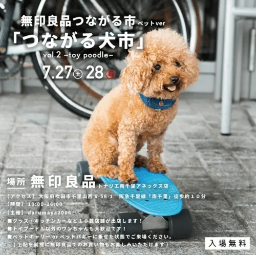 「つながる犬市」　vol.2 トイプードル