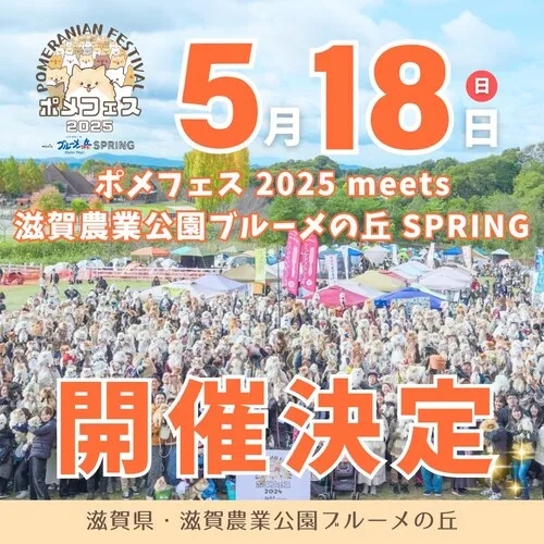 ポメラニアンフェスティバル 2025 meets 滋賀農業公園ブルーメの丘 SPRING